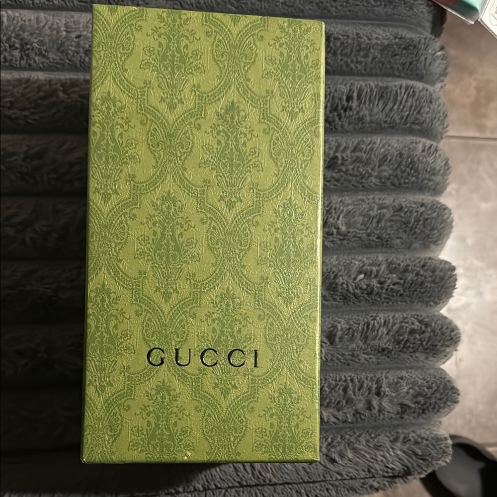 Gucci Olive Green Patterned Box
